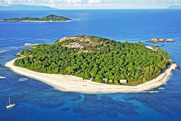 Cousin Island Aerial View