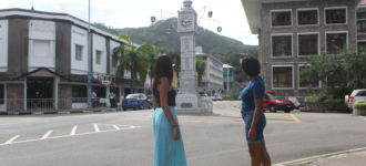 Clock Tower in Central Victoria Seychelles